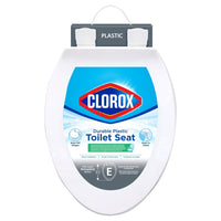 Clorox Antimicrobial Elongated Plastic Toilet Seat with Easy-off Hinges EasyOptionXY LLC