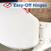 Clorox Antimicrobial Elongated Plastic Toilet Seat with Easy-off Hinges EasyOptionXY LLC