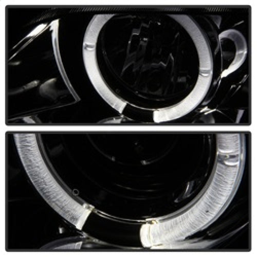 Spyder BMW Z3 96-02 Projector Headlights LED Halo Smoke High H1 Low H1 PRO-YD-BMWZ396-HL-SM OffRoadUSA.com