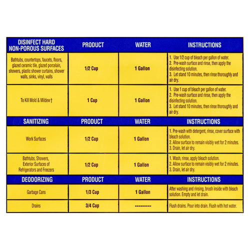 Great Value Cleaning Bleach, Lemon, 121 oz EasyOptionXY LLC