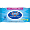 Clorox Disinfecting Wipes Soft Pack, Crisp Lemon, 75 Count EasyOptionXY LLC