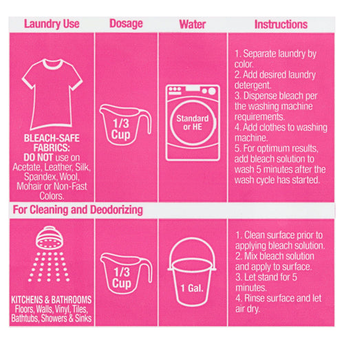 Great Value Low-Splash Bleach, Meadow, 81 fl oz EasyOptionXY LLC