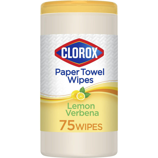 Clorox Multi-Purpose Paper Towel Cleaner Wipes, Lemon Verbena Scent, 75 Count EasyOptionXY LLC