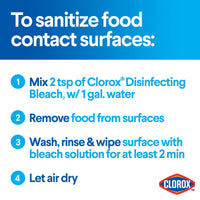 Clorox Disinfecting Bleach, Regular - 121 Ounce Bottle EasyOptionXY LLC