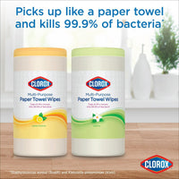 Clorox Multi-Purpose Paper Towel Cleaner Wipes, Jasmine Scent, 75 Count EasyOptionXY LLC