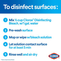 Clorox Regular Liquid Bleach, 121 oz Bottle, 2 ct EasyOptionXY LLC