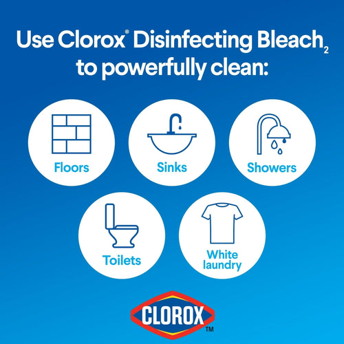 Clorox Regular Liquid Bleach, 121 oz Bottle, 2 ct EasyOptionXY LLC