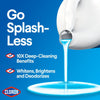 Clorox Splash-Less Liquid Bleach, Regular, 55 oz Bottle EasyOptionXY LLC