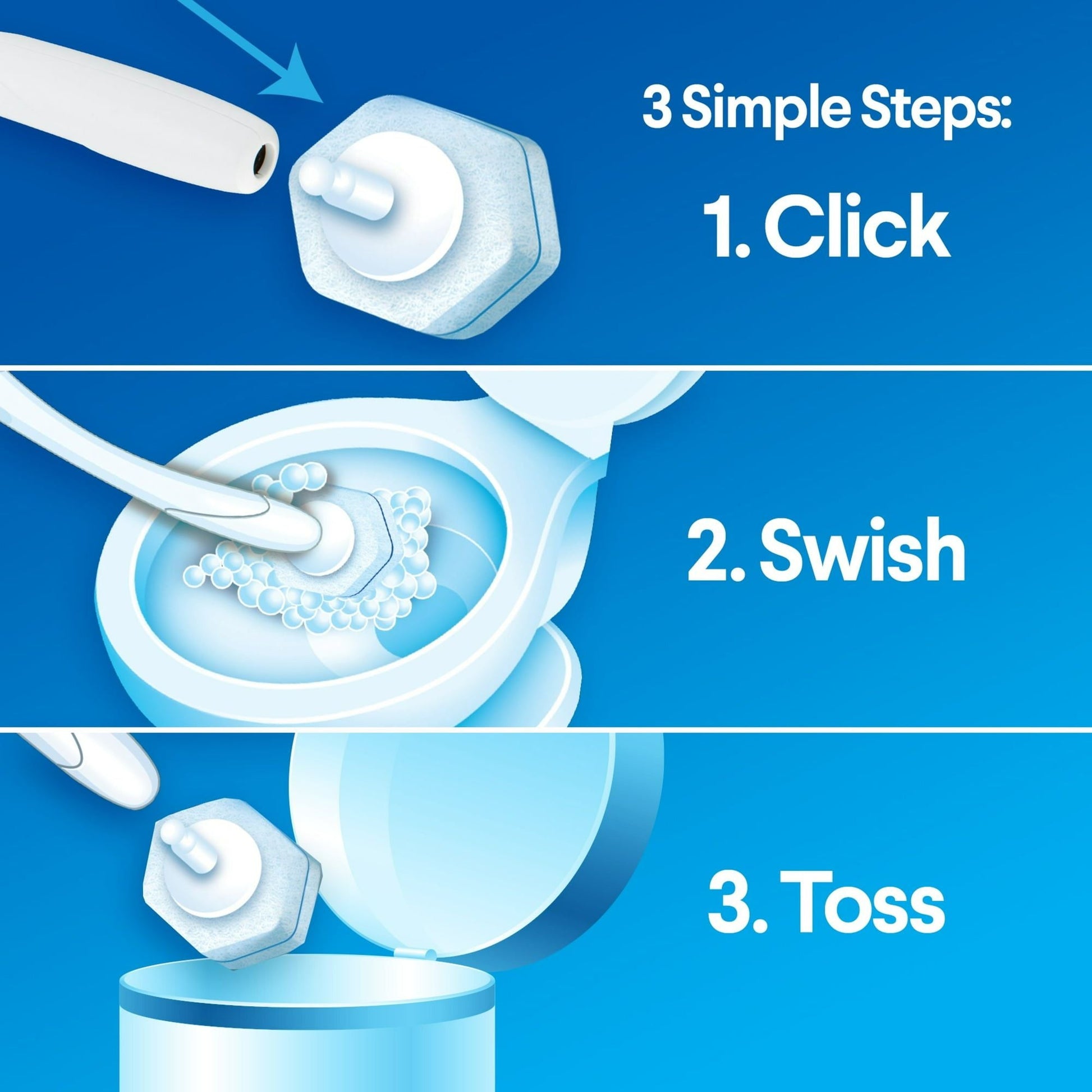 Clorox ToiletWand Disposable Toilet Cleaning System ToiletWand Storage Caddy and 6 Disinfecting ToiletWand Refill Heads (Packaging May Vary) EasyOptionXY LLC