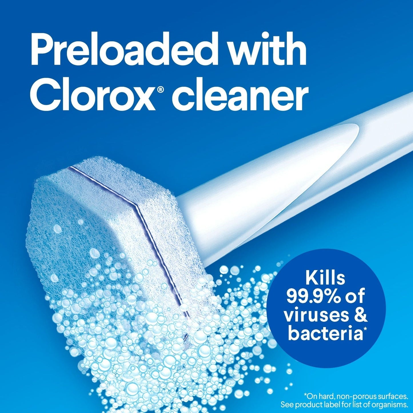 Clorox ToiletWand Disposable Toilet Cleaning System ToiletWand Storage Caddy and 6 Disinfecting ToiletWand Refill Heads (Packaging May Vary) EasyOptionXY LLC