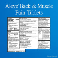 Aleve Back & Muscle Pain Reliever Naproxen Sodium Tablets, 90 Count EasyOptionXY LLC
