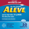 Aleve Caplets Soft Grip Arthritis Cap Naproxen Sodium Pain Reliever, 50 Count EasyOptionXY LLC