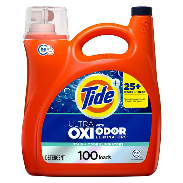 Tide Ultra OXI with Odor Eliminators Liquid Laundry Detergent; 154 oz. EasyOptionXY LLC