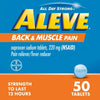 Aleve Back & Muscle Pain Reliever Naproxen Sodium Tablets, 50 Count EasyOptionXY LLC