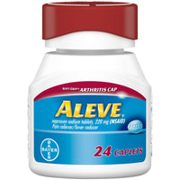 Aleve Soft Grip Arthritis Cap Pain Reliever/Fever Reducer Naproxen Sodium Caplets, 220 mg, 24 ct EasyOptionXY LLC