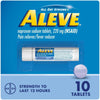 Aleve Tablets Naproxen Sodium Pain Reliever, 10 Count EasyOptionXY LLC