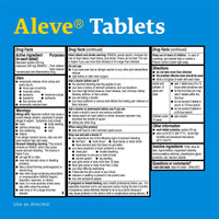 Aleve Tablets Naproxen Sodium Pain Reliever, 10 Count EasyOptionXY LLC