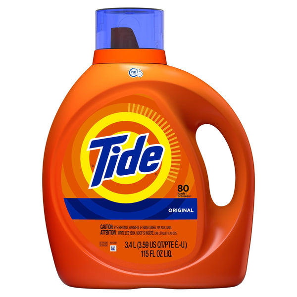 Tide Liquid Laundry Detergent Original; HE Compatible 80 loads 115 fl oz EasyOptionXY LLC