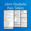 Aleve Headache Pain Reliever Naproxen Sodium Tablets, 24 Count EasyOptionXY LLC