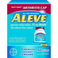 Aleve Soft Grip Arthritis Gelcaps, 40 ea EasyOptionXY LLC