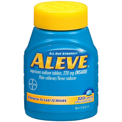 Aleve Pain Reliever Fever Reducer Caplet, 320 Ct EasyOptionXY LLC