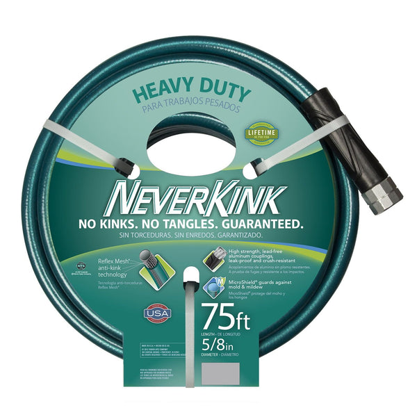 Neverkink 8615-075 Heavy Duty Garden Hose, 5/8 in ID 75 ft L EasyOptionXY LLC