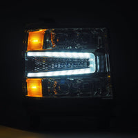 AlphaRex 16-18 Chevrolet Silverado 1500 NOVA-Series LED Projector Headlights Chrome OffRoadUSA.com