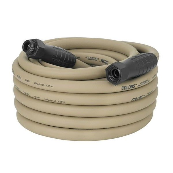 Colors SwivelGrip Garden Hose, 5/8" x 50', Brown Mulch EasyOptionXY LLC