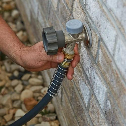 Gilmour Flexogen 5/8 in. Dia. x 50 ft. L Premium Grade Gray Vinyl Hose EasyOptionXY LLC