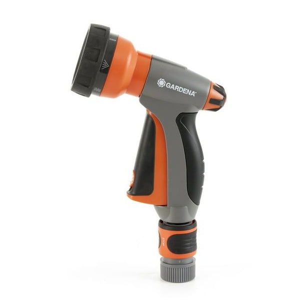 Gardena Multi Purpose 7 in 1 Metal Hose Spray Gun with Flow Control, Orange EasyOptionXY LLC