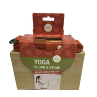 Bamboo Yoga Block & Strap Combo Jupiter Gear