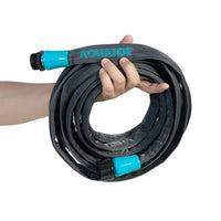 Aqua Joe AJFJH25B Ultra Flexible Kink Free Fiber Jacket Garden Hose, 25-ft, 300 PSI Burst Rated EasyOptionXY LLC