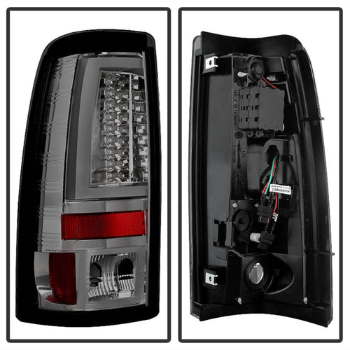 Spyder Chevy Silverado 1500/2500 99-02 Version 2 LED Tail Lights - Smoke ALT-YD-CS99V2-LED-SM OffRoadUSA.com