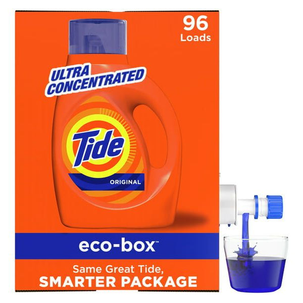 Tide Ecobox Original HE Laundry Detergent; 96 Loads Liquid 105 fl oz EasyOptionXY LLC