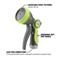 Flexzilla Heavy Duty Pistol Grip Garden Hose Nozzle EasyOptionXY LLC