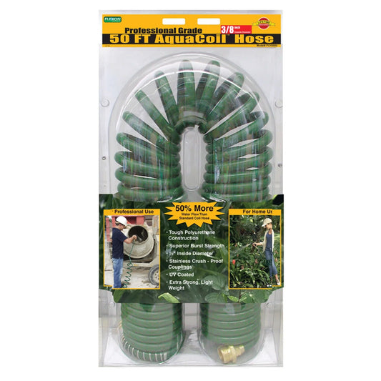 Flexon Aqua Coil Hose 5/in diameter x 50 Feet EasyOptionXY LLC