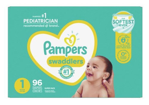 Pampers Swaddlers Diapers Size 1, 96 Count EasyOptionXY LLC
