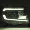 AlphaRex 05-11 Toyota Tacoma LUXX-Series LED Crystal Headlights Alpha-Black OffRoadUSA.com