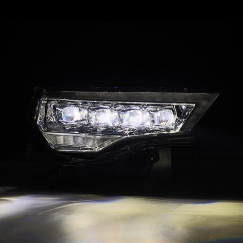 AlphaRex 14-24 Toyota 4Runner MK II NOVA-Series LED Projector Headlights Chrome OffRoadUSA.com