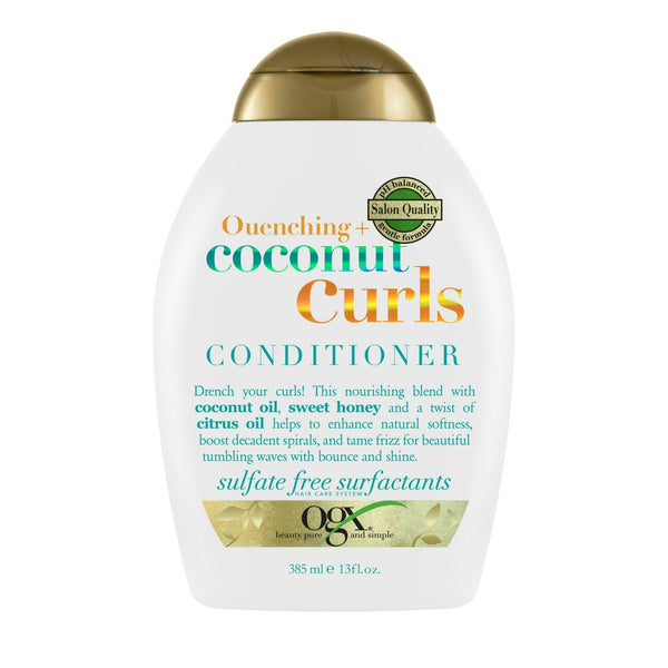 OGX Quenching + Coconut Curls Moisturizing Daily Conditioner with Honey, 13 fl oz EasyOptionXY LLC