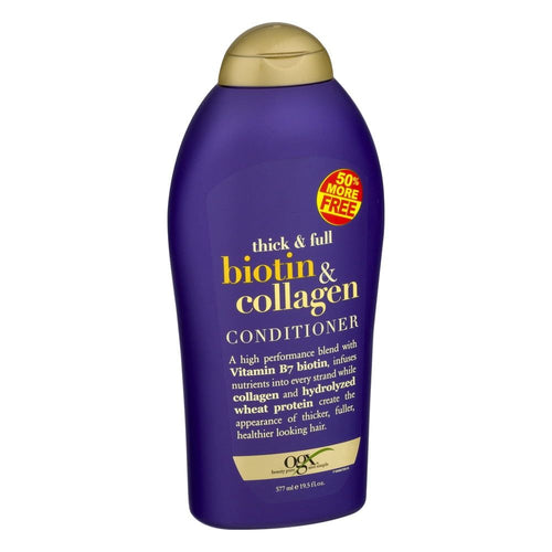 OGX Thick & Full + Biotin & Collagen Volumizing Conditioner for Thin Hair, 19.5 fl oz EasyOptionXY LLC