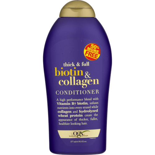 OGX Thick & Full + Biotin & Collagen Volumizing Conditioner for Thin Hair, 19.5 fl oz EasyOptionXY LLC