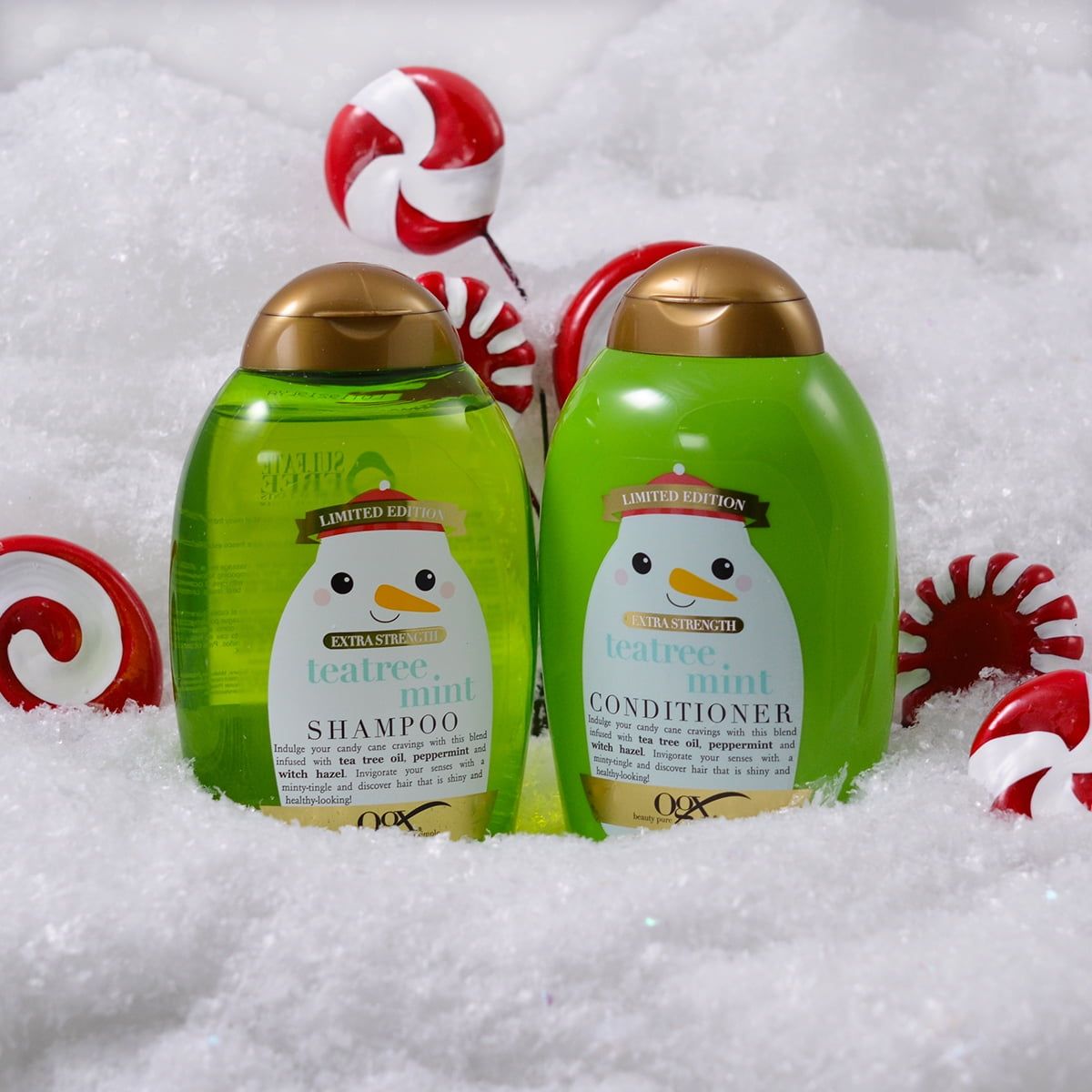 (OVER 40% OFF) OGX Holiday Extra Strength Tea Tree Mint Conditioner, 13oz EasyOptionXY LLC