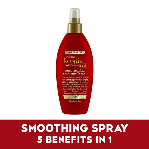 OGX Stengthening and Smooth Extra Strength Smoothing Spray 6.8oz EasyOptionXY LLC