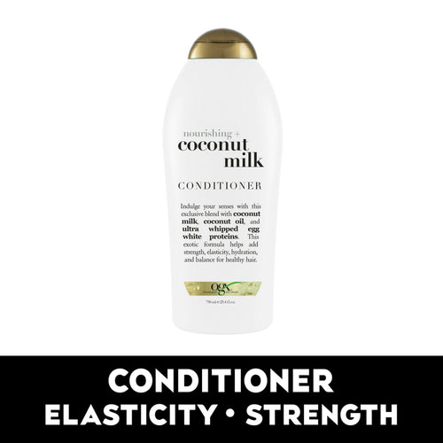 OGX Nourishing + Coconut Milk Moisturizing Daily Conditioner with Egg White Protein, 25.4 fl oz EasyOptionXY LLC