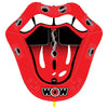 WOW Sports Hot Lips 2 Person Towable Water Tube For Pool and Lake Jupiter Gear