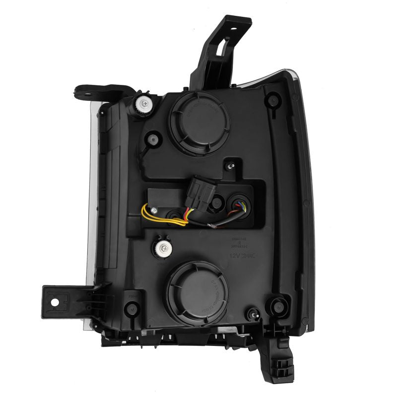 AlphaRex 14-15 Chevrolet Silverado NOVA-Series LED Projector Headlights Black