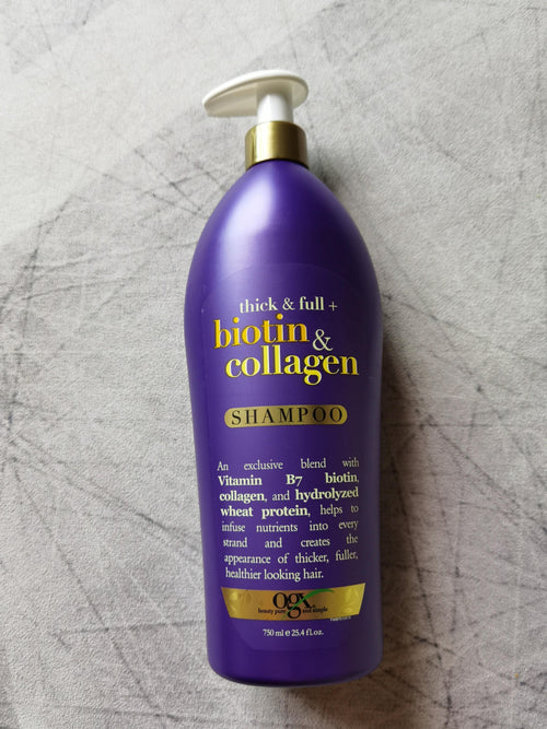 OGX Thick & Full + Biotin & Collagen Shampoo, 25.4 fl oz EasyOptionXY LLC