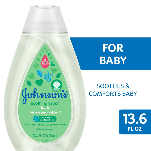 Johnson's Soothing Tear Free Vapor Bath Body Wash Soap for Baby, 13.6 oz EasyOptionXY LLC