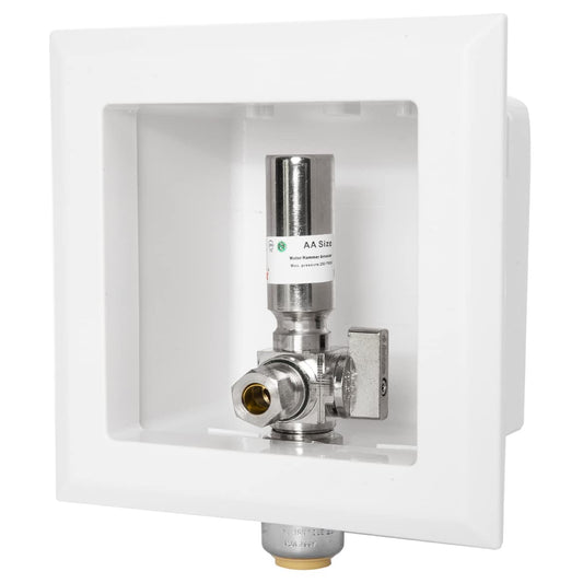 1/2" CPVC PPE Intet, Dishwasher Outlet Box, with Stainless Steel Water Hammer Arrestor